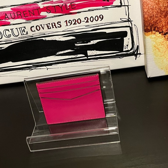 Kate Spade Staci Slim Card Holder in hot pink - ❤️ NEW - Picture 2 of 3